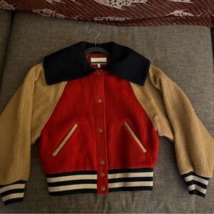 THE GREAT. Red and Black Jacket